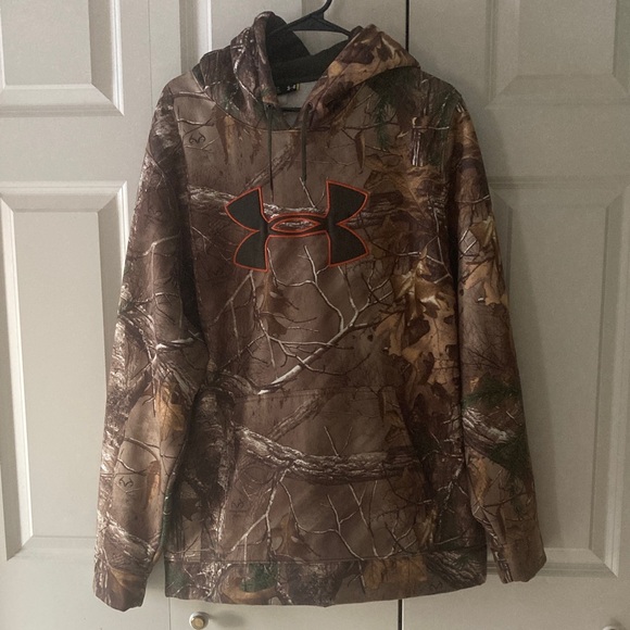 Under Armour Other - Under Armour mens XL real tree extra camo hoodie outdoor hunting fishing logo